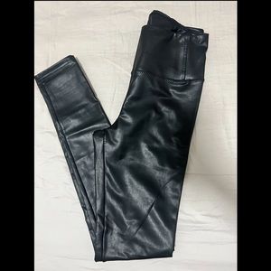 Bagatelle Black Leather Leggings size Small